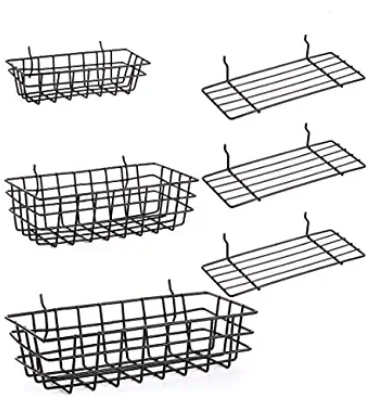 MENEONE Pegboard Basket Set