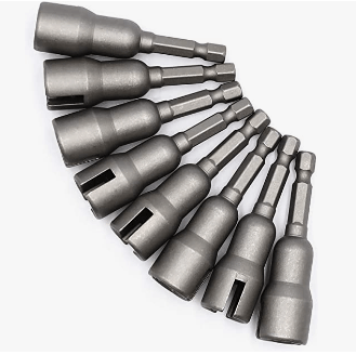 8PCS Power Wing Nut Driver Slot Wing 
