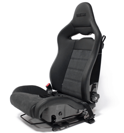 Carbon fiber seats.