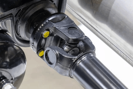 Drive shaft slip yoke mechanism.