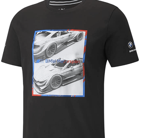 PUMA Men's BMW M Motorsport Graphic Tee Car Clothes