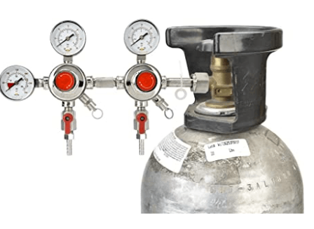 Dual System 2 Stage CO2 Pressure Regulator