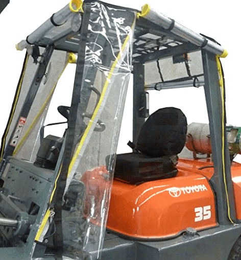 5 Sided Forklift Cab Enclosure Cover