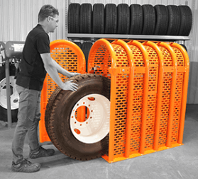 Tire cage application. 