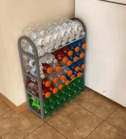 Big Water Bottle Storage Unit