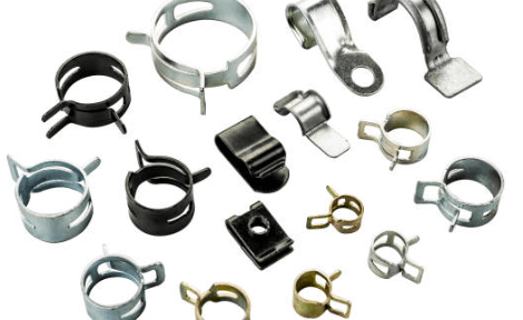 Different types of conduit clamps.