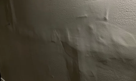 Moisture problem on a drywall.