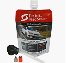 TireJect Automotive Compact Car 2-in-1 Tire Sealant & Bead Sealer