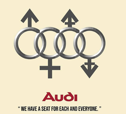 Audi pride.