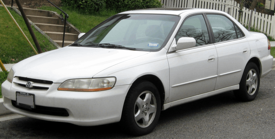 white Honda Accord 2000
