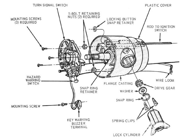 Ignition Lock Cylinder Diagram